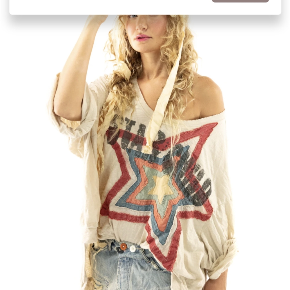 Magnolia Pearl Star Child Hi-Lo top